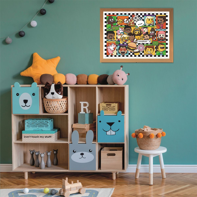 emoji Town - Puzzle - 180 Teile