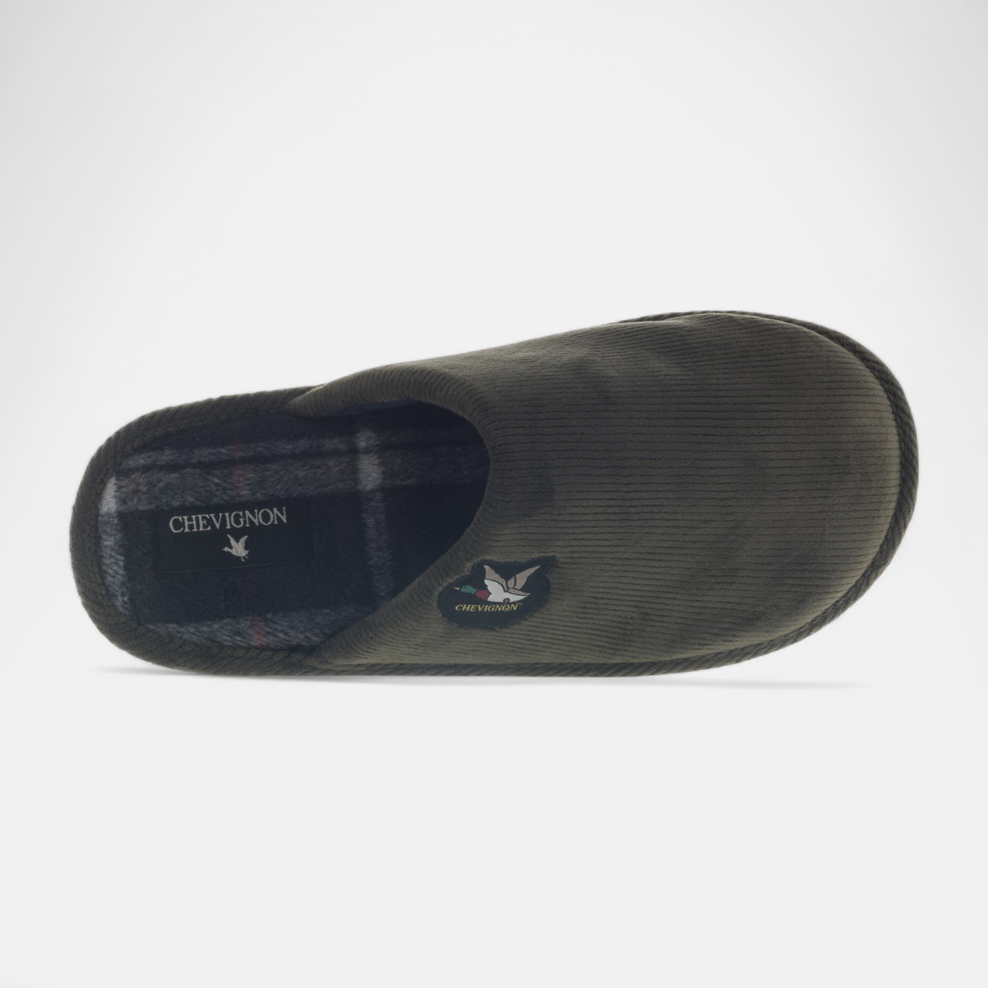 Pantoufles mules Homme kaki