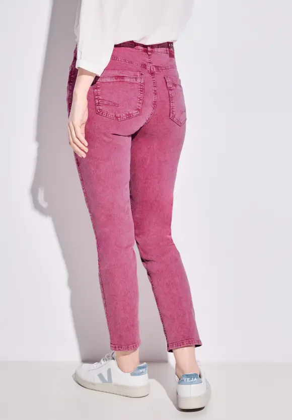 Slim Fit Color Jeans - pink sorbet