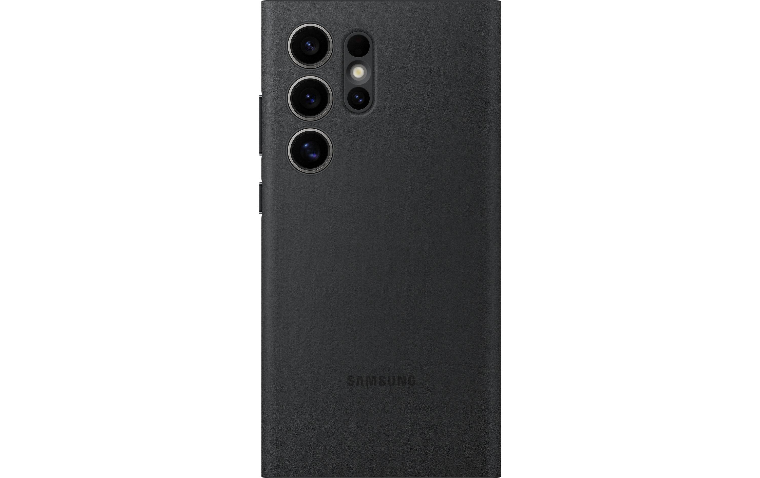 Book Cover Smart View Galaxy S24 Ultra SchwarzSchutzhülle mit Touch-Interface für das Samsung Galaxy S24 Ultra