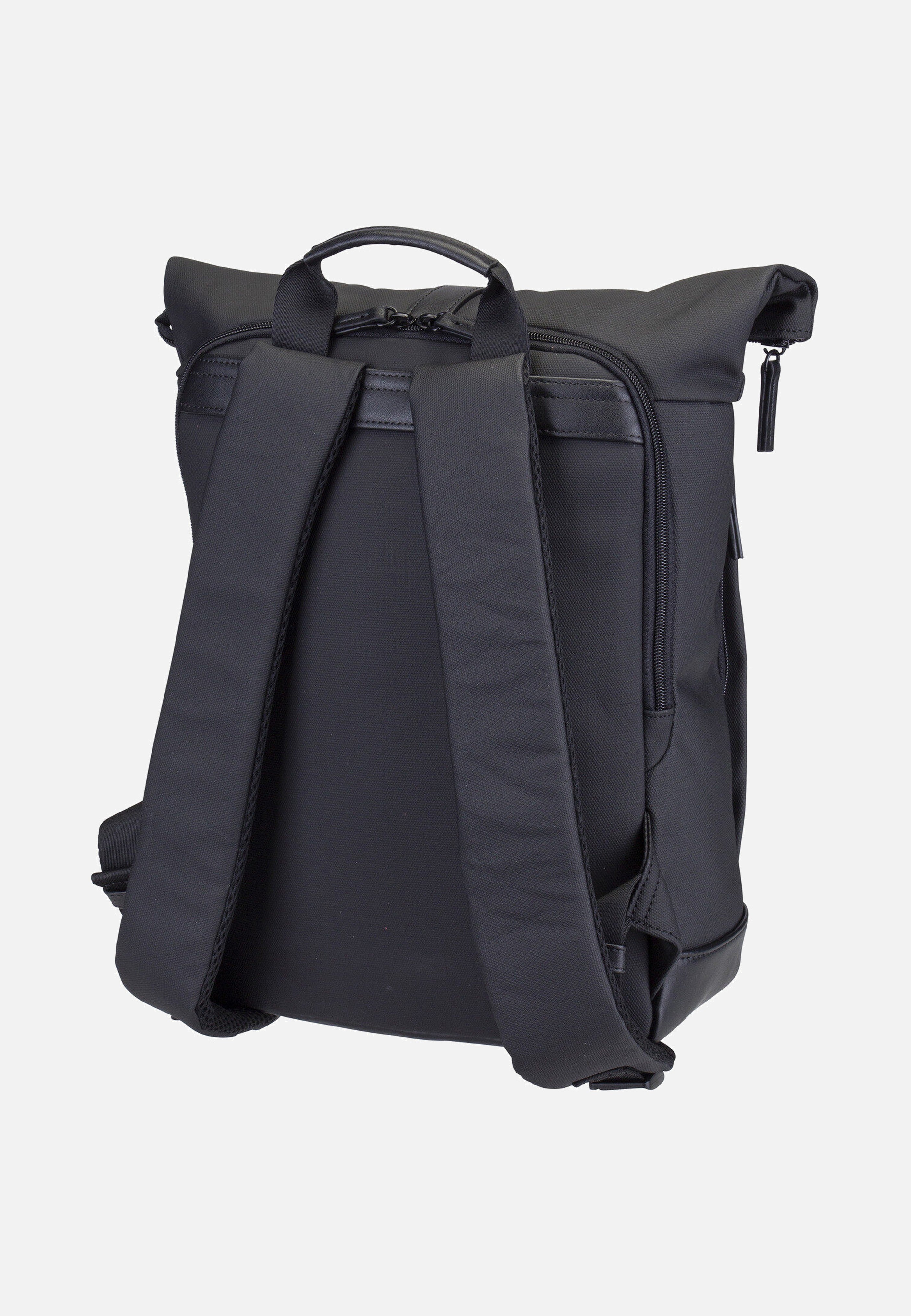 Borgholm Courier S 5310 Schwarz - Rolltop Rucksack