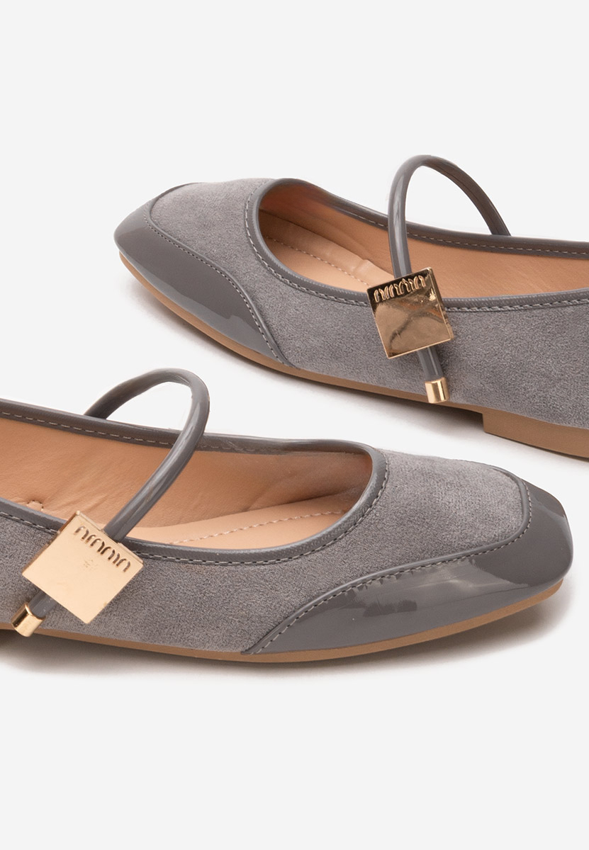 Ballerines femme gris Melyda
