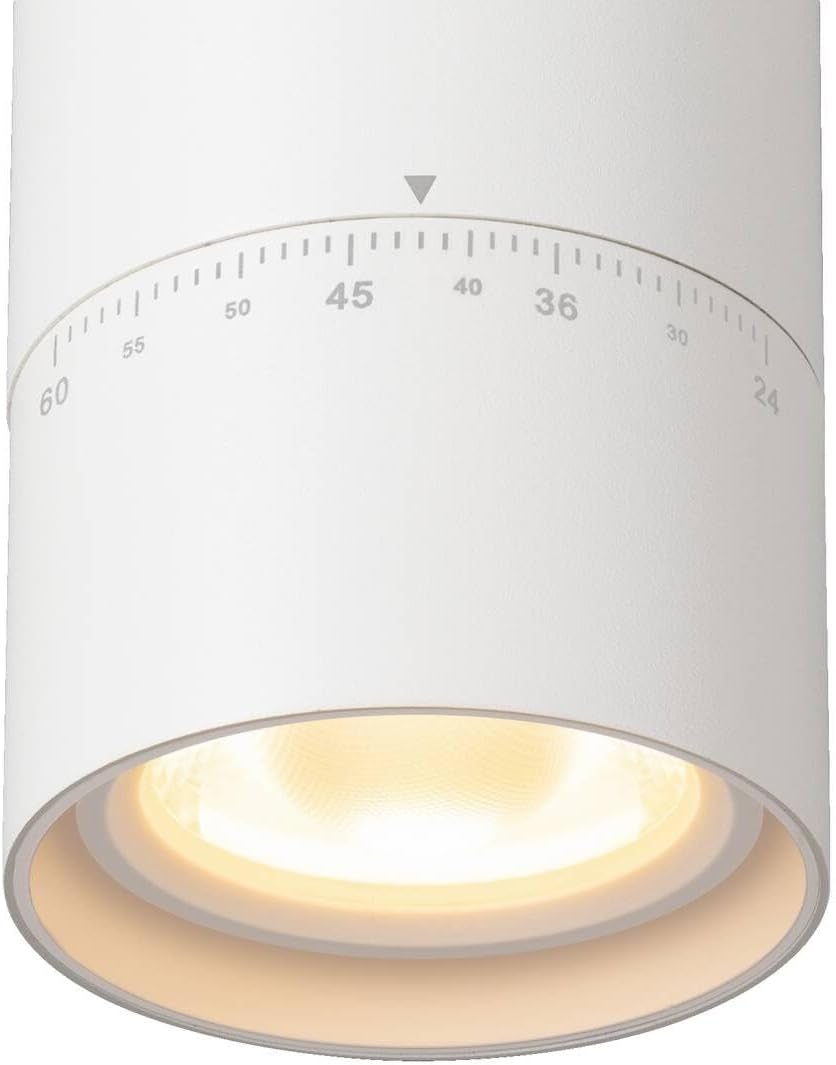 Qub Zoom LED Schienensystem – U-Form – 3x 200cm – 6x Spots – 3-Phasen – Deckenstrahler Weiß – Einstellbare Helligkeit 20W/25W/30W – Farbtemperatur 2700K/3000K/4000K (Warmweiß bis Tageslichtweiß)