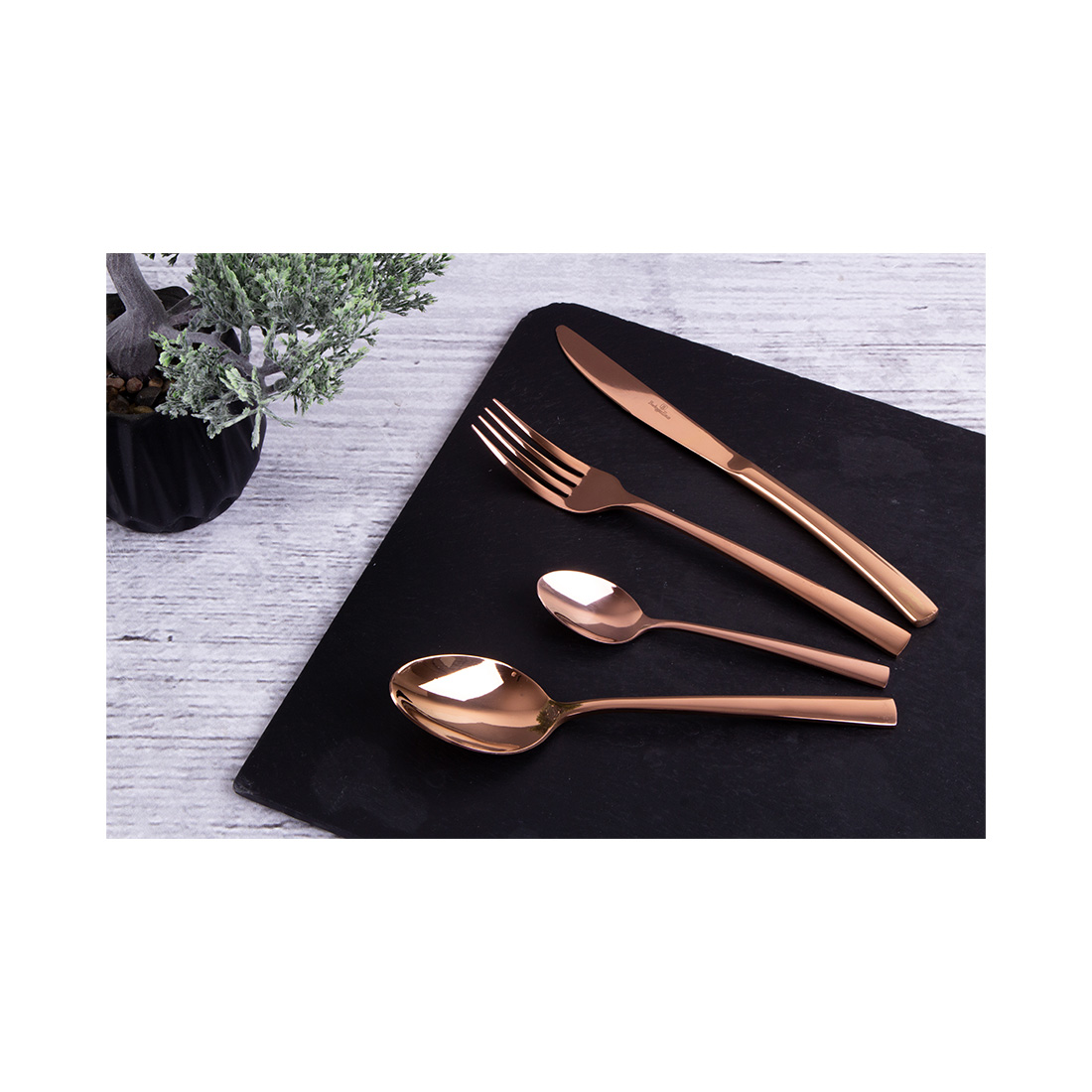 Berlinger Haus 16-teiliges Besteck-Set Metallic Line Rosegold