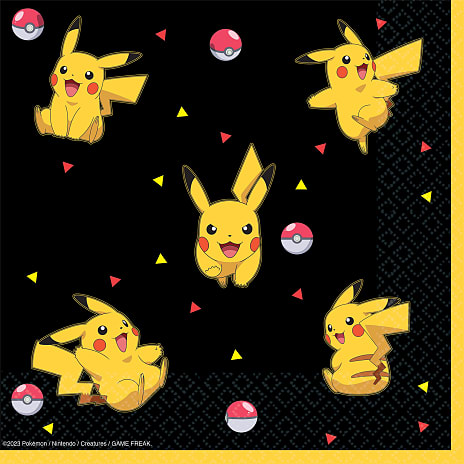 Pokémon servietter 33x33 cm 16-pak