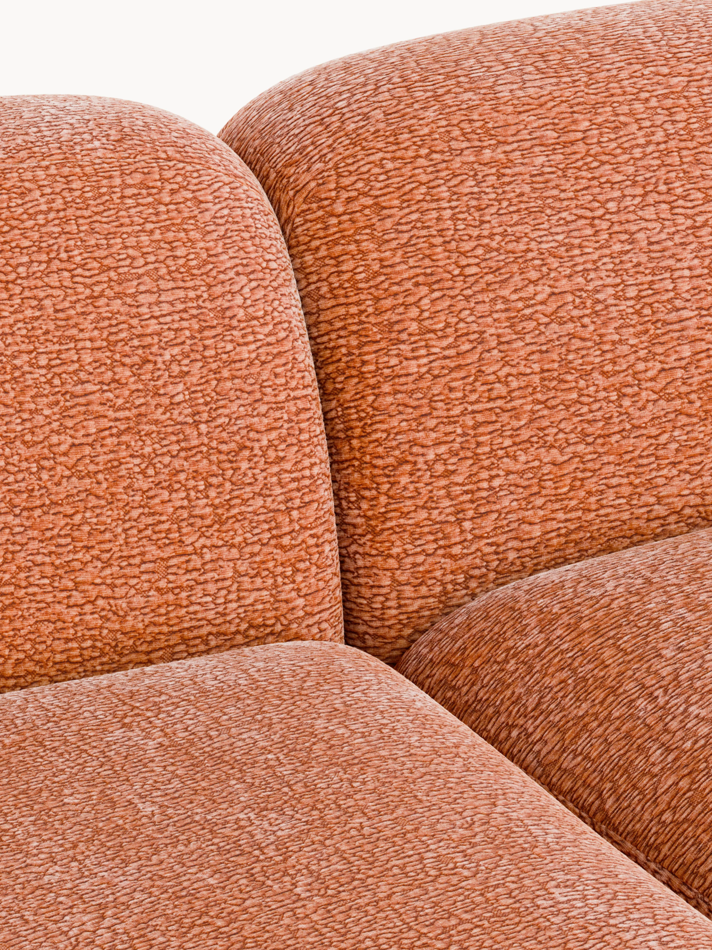 Modulaire teddy chaise longue Wolke (3-zits)