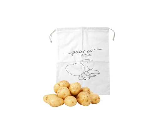 FACKELMANN - Boîte alimentaire Sac de conservation pour pommes de terre en coton eco friend...