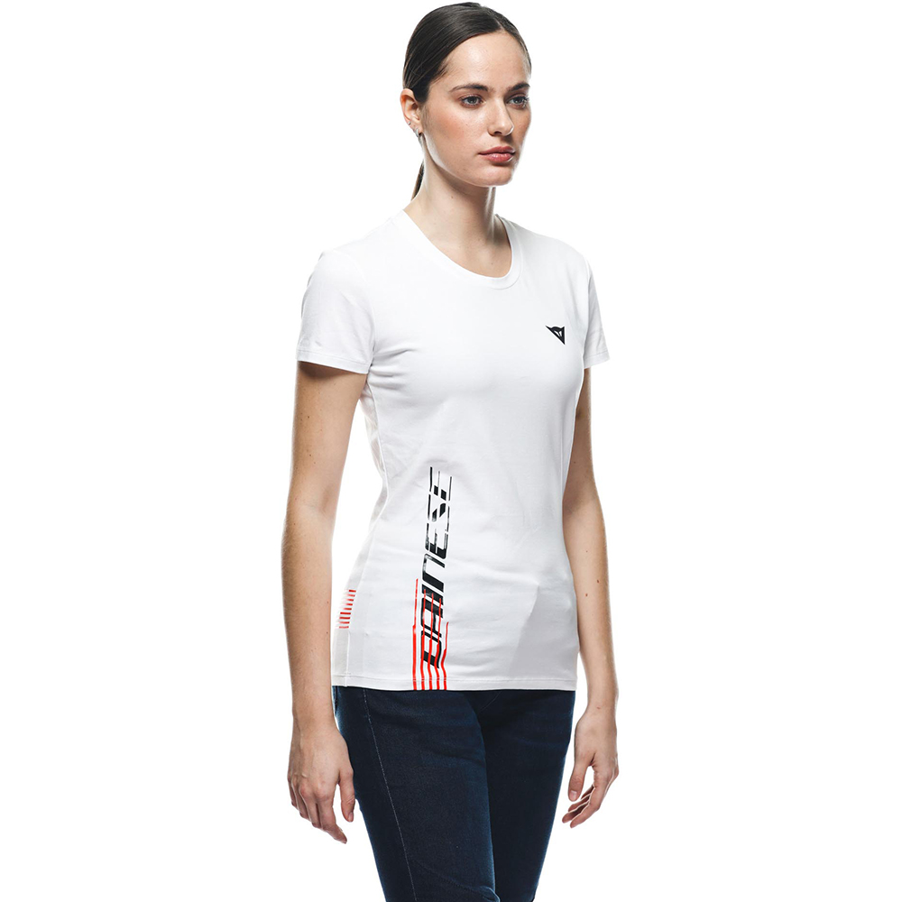 Dainese - T-shirt femme Logo Lady Blanc
