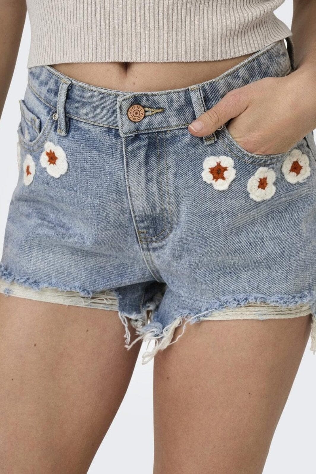 Only Onlpacy Crochet Shorts