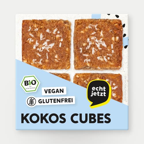 echt jetzt BIO Kokos Cubes glutenfrei