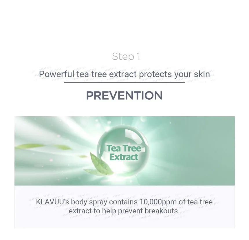 KLAVUU - Groene Parelsation Tea Tree Verzorgende Bodyspray 100ml
