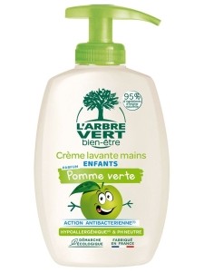 L'ARBRE VERT Flüssigseife Kinder Grüner Apfel, 300 ml
