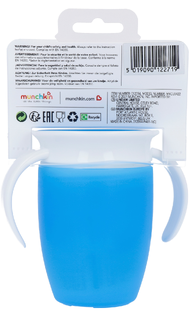 Munchkin Miracle 360° Oefenbeker Blauw 207ML