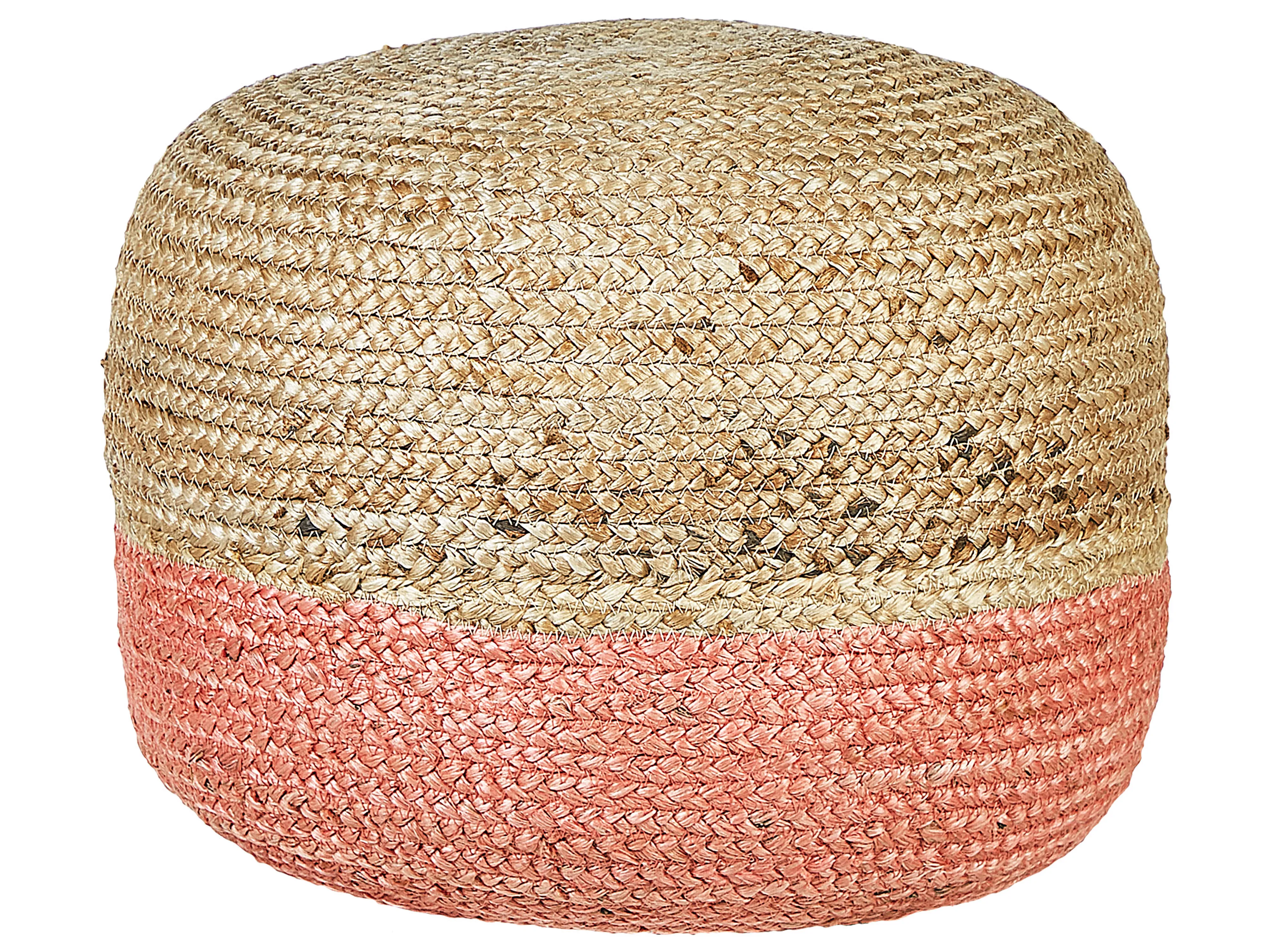 Poef DUKI Jute Roze