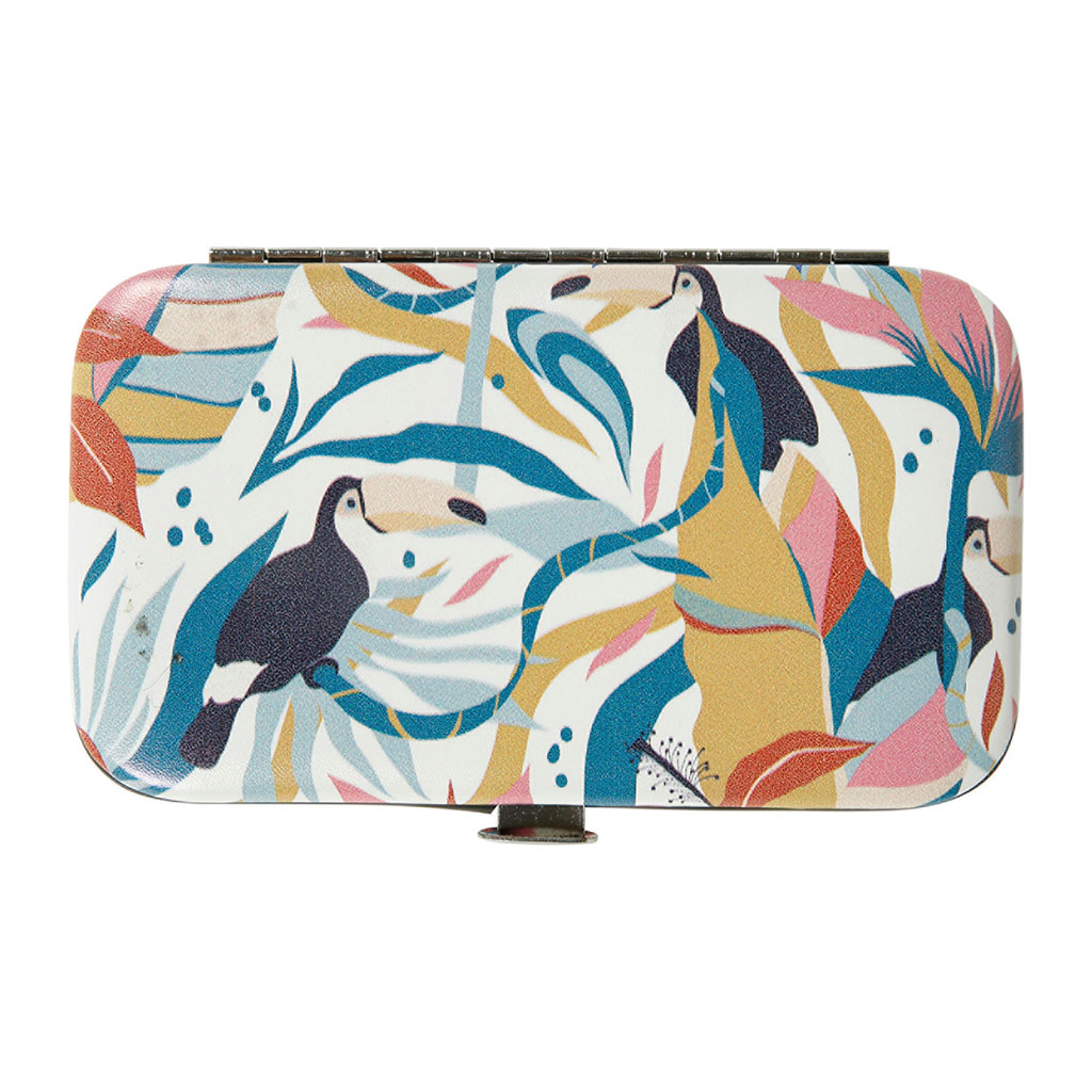 Trousse set manucure JUNGLE 11x7x1.5cm