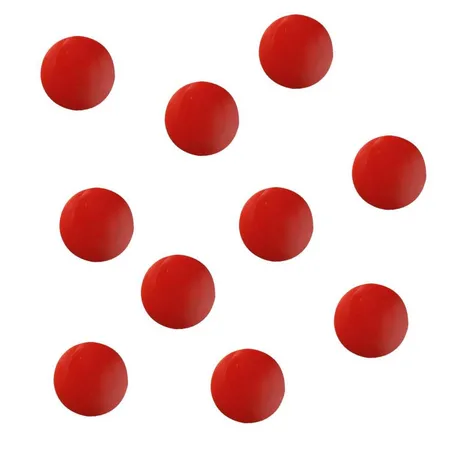 Herlitz Flachmagnete rund, rot, 10 Stück
