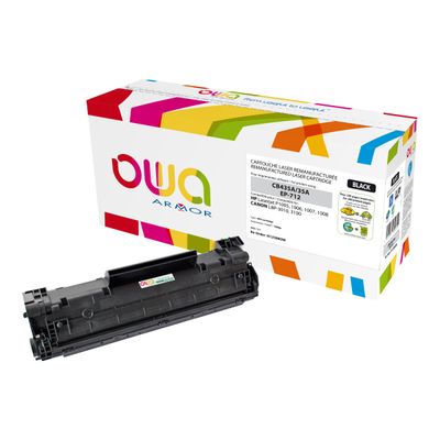 Cartouche laser compatible HP 35A - noir - Owa K12388OW