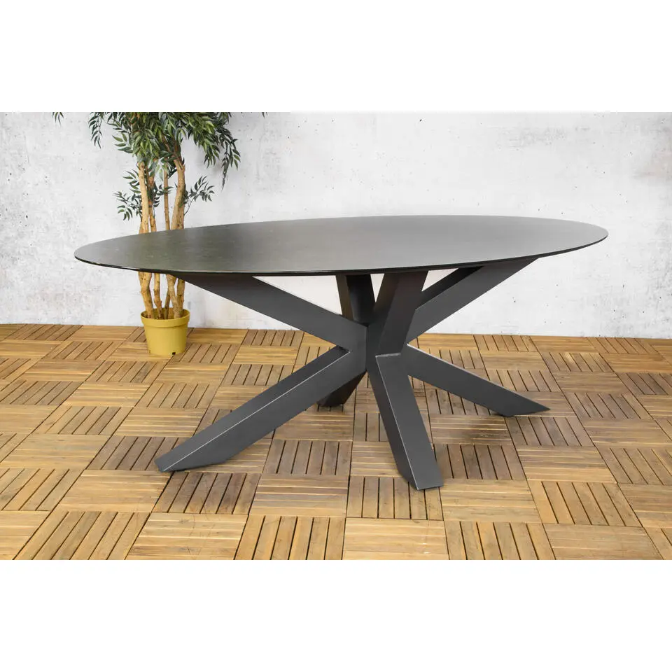 Sens-Line - Atalanta Tuintafel Ovaal 200x100cm - Keramiek