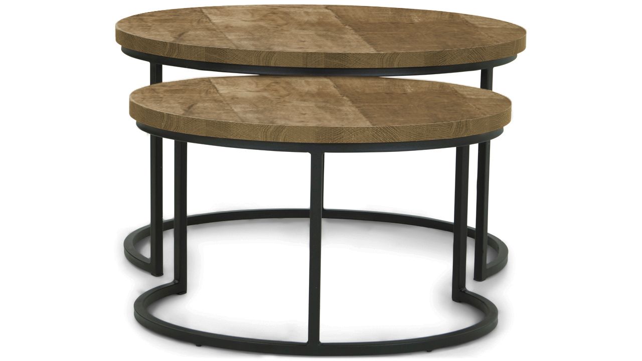 Salontafelset Meranti -  Rutger B71 x D52 x H43 cm