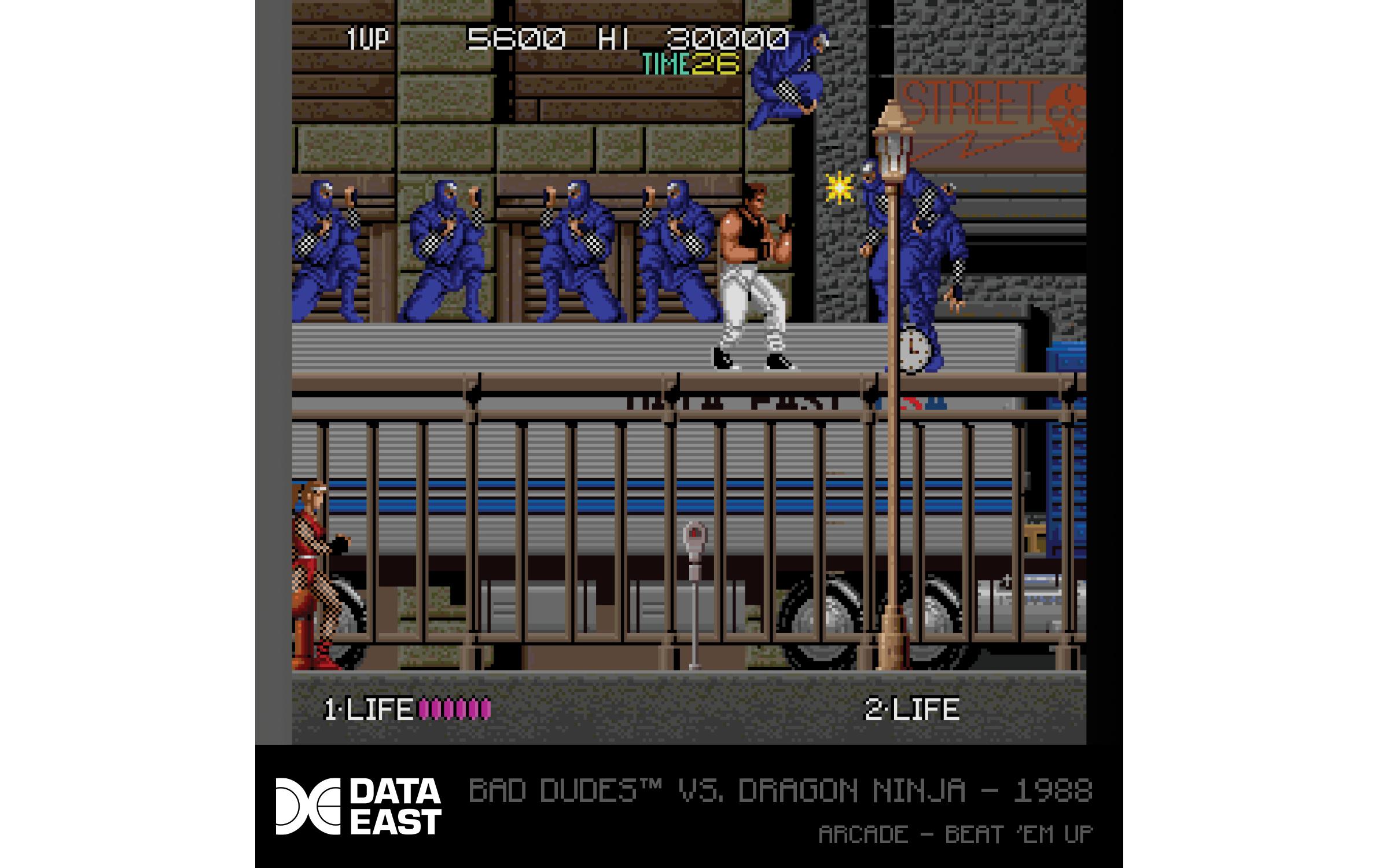 Evercade Data East Arcade Cartridge 1Nostalgische Retro-Spiele