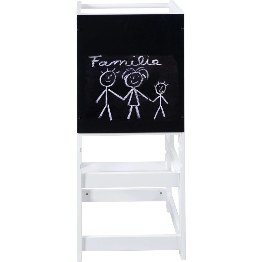 roba Lernturm mit Tafel weiß