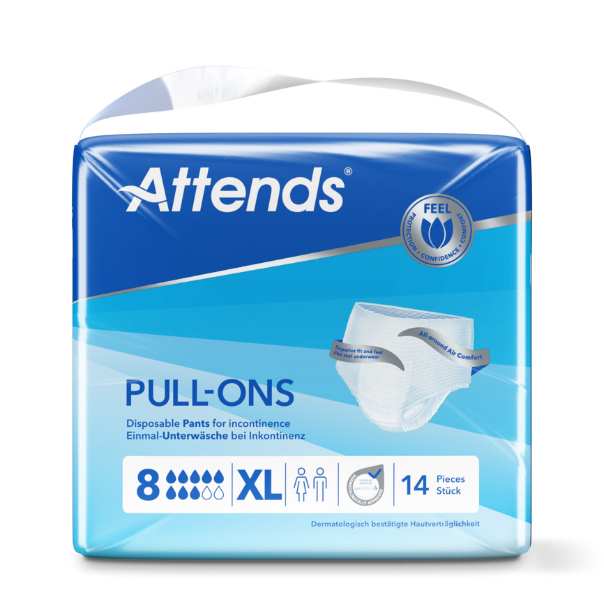 Attends Pull-Ons 8 XL 14 stk