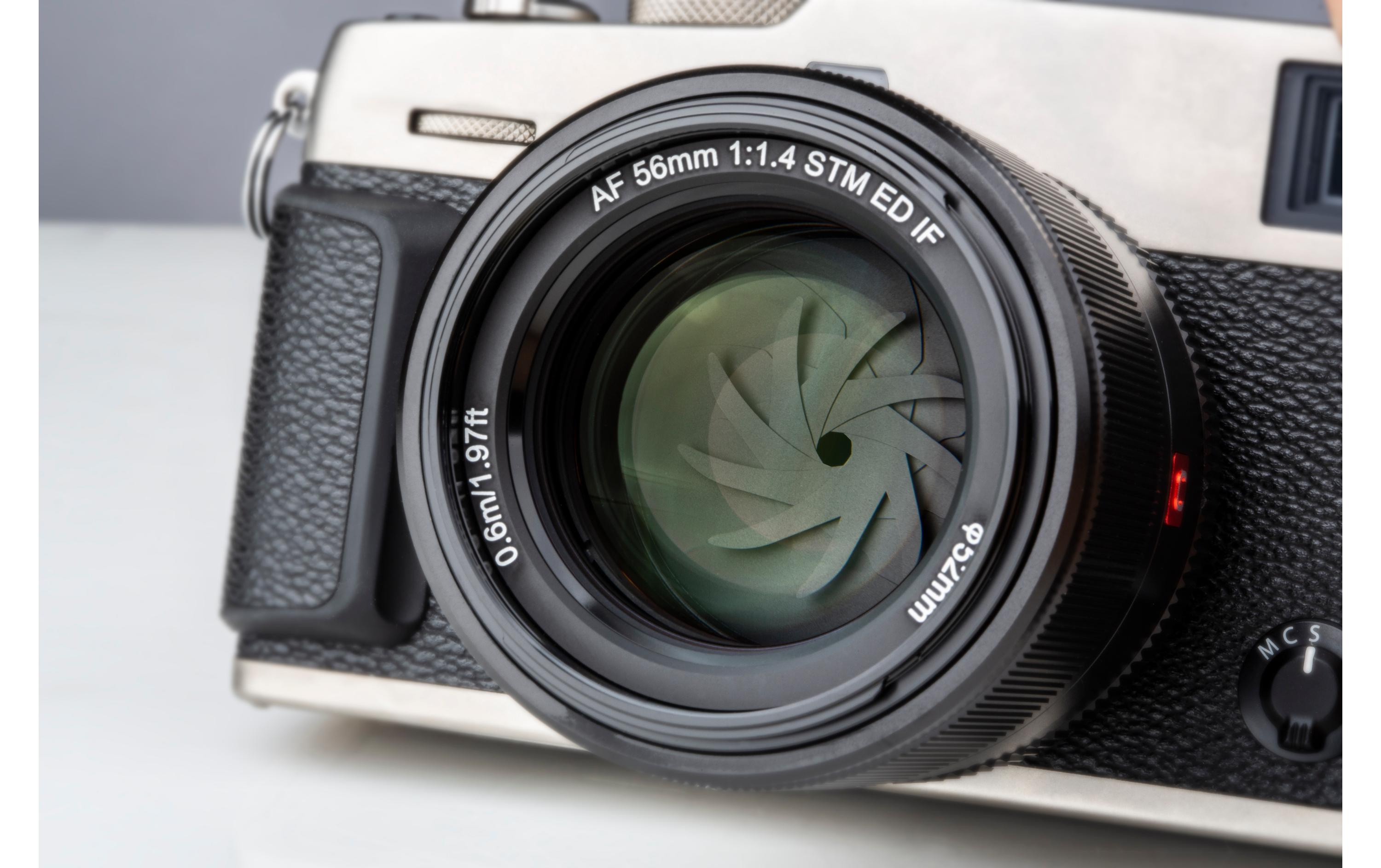 Festbrennweite AF 56mm F/1.4 – Fujifilm X-Mount<br>Lichtstarkes Festbrennweitenobjektiv mit STM-Autofokusmotor