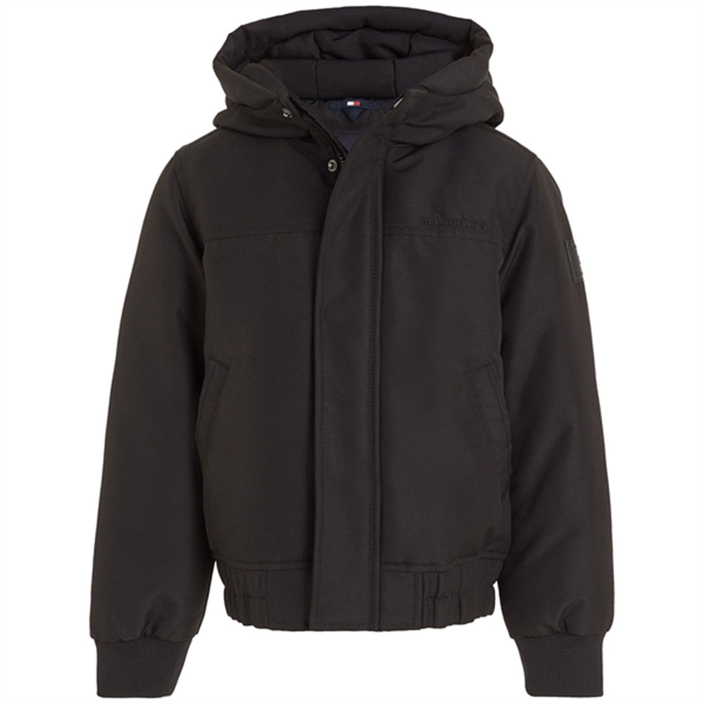 Tech Jakke Black - Tommy Hilfiger → Luksusbaby.dk