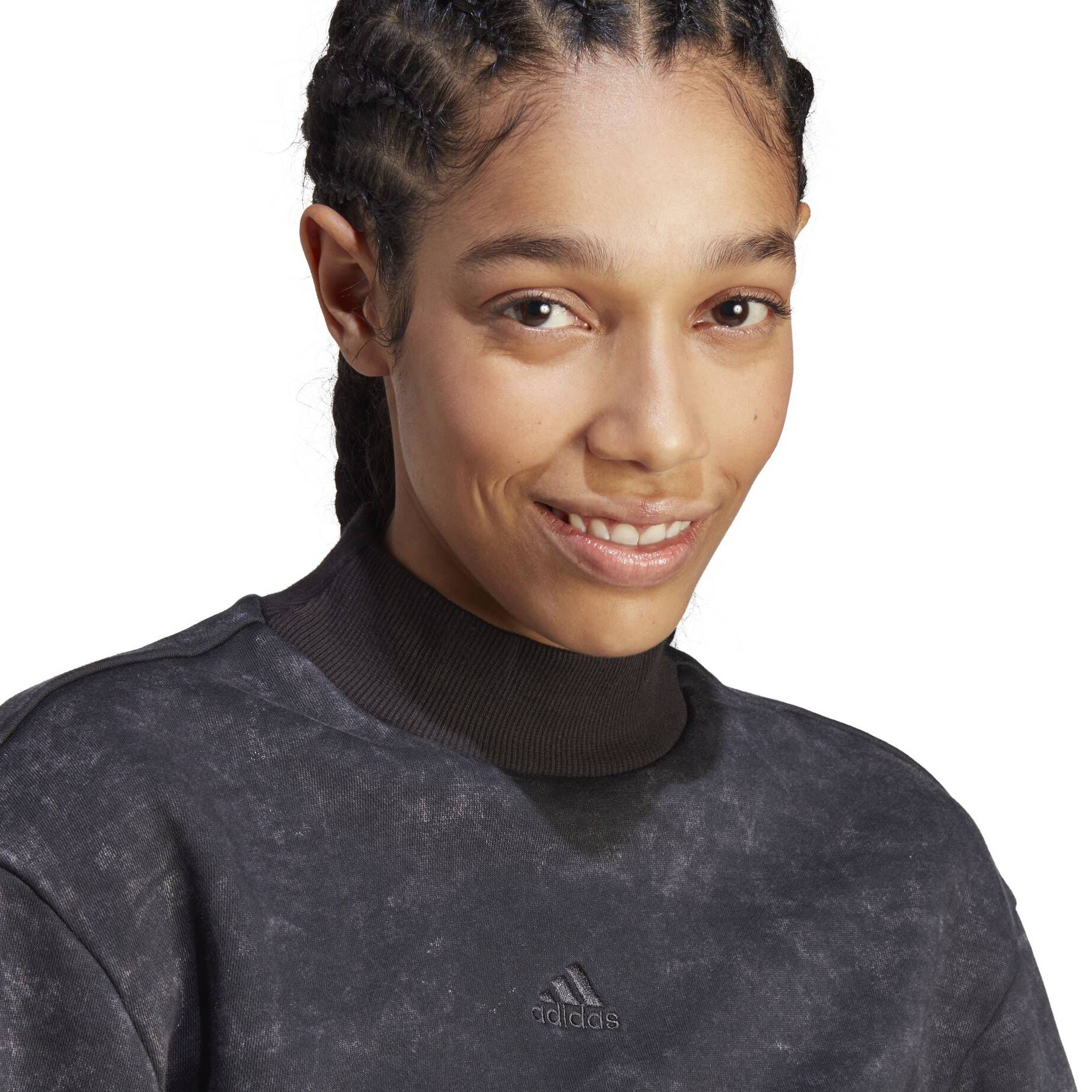 adidas Performance| Damen Sweatshirt ALL SZN FLEECE WASHED SWEATSHIRT