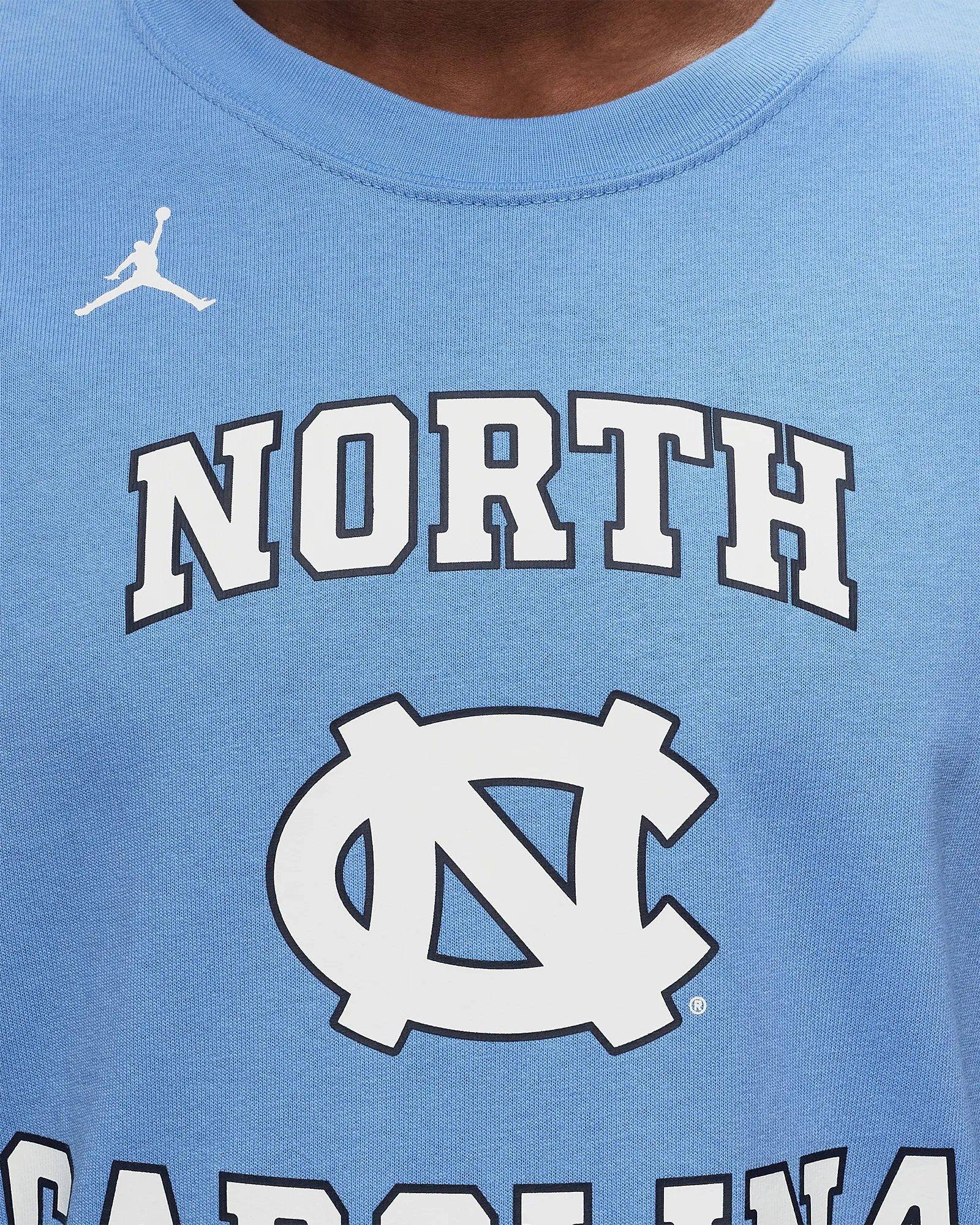 Camiseta de manga comprida Jordan UNC Jordan College