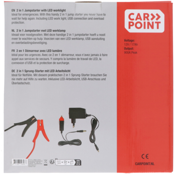 Carpoint jumpstarter 2in1 12V/17Ah