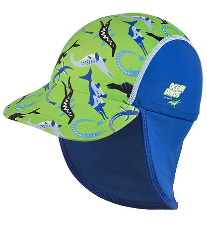 BECO Sonnenhut - Ocean Dinos - UV50+ - Grün/Blau