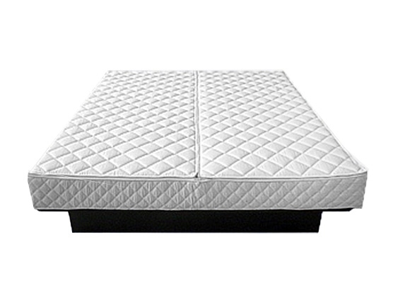 Waterbed Kunstleer ZEN 160 x 200 cm Natuurlijk essenhout