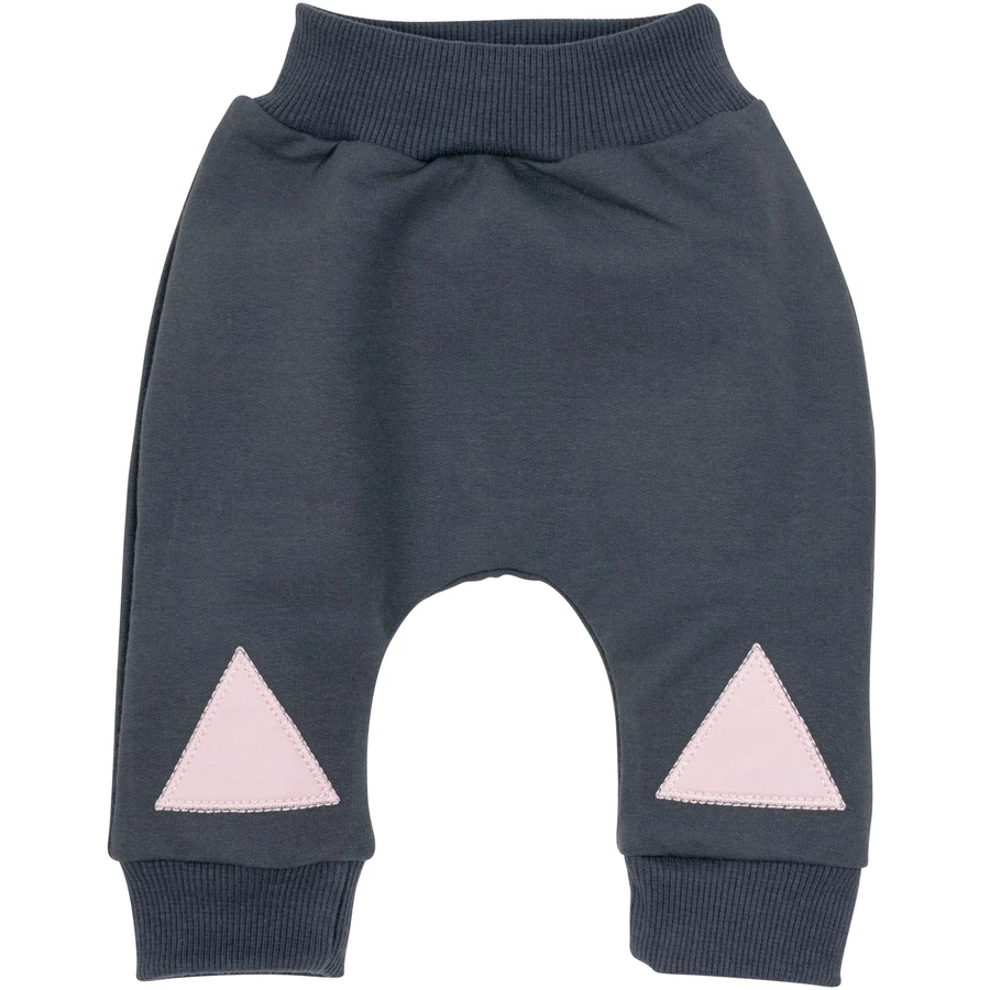 Baby Sweets 2tlg Set Shirt + Hose Lieblingsstücke Triangle grau rosa
