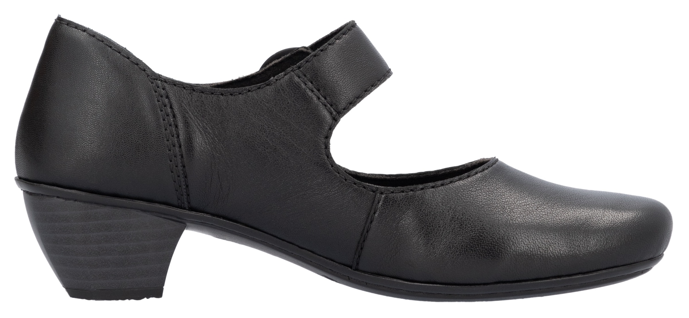 Rieker Spangenpumps  , Festtagsschuh, Pumps, Trichterabsatz, mit Klettriemchen