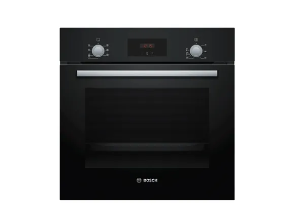 Bosch Serie | 2 HBF133BA0 - Ovn - til indbygning - niche - bredde: 56 cm - dybde: 55 cm - højde: 57.5 cm - med selv-rengøring - Klasse A - sort