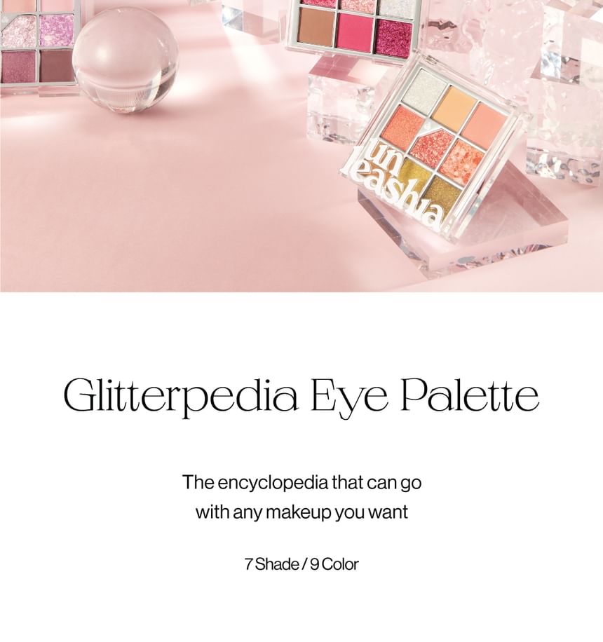 UNLEASHIA - Glitterpedia Oogpalette - 7 Soorten