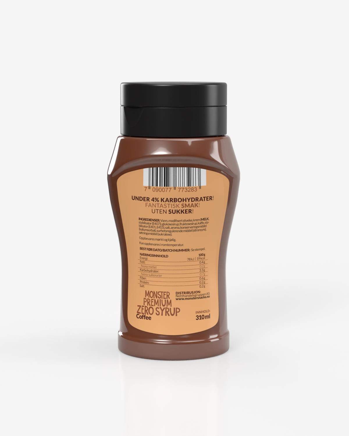 Monster Premium Zero Calorie Syrups - Coffee - TREPAKNING!