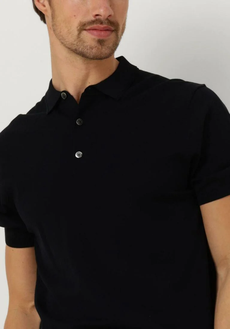 PROFUOMO donkerblauwe profuomo polo polo short sleeve