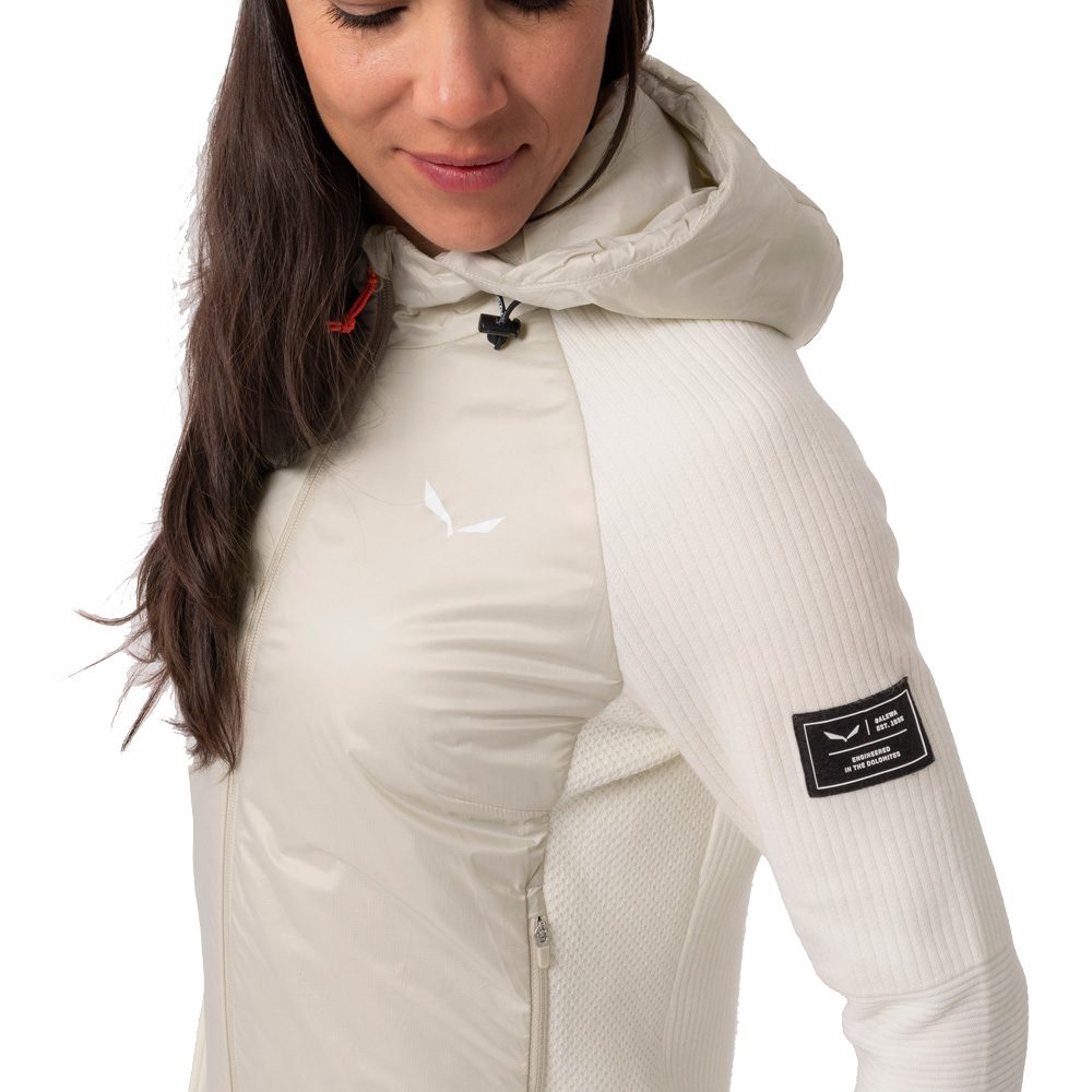 SALEWA Fanes Engineered Merino Hybridjacke Damen oatmeal