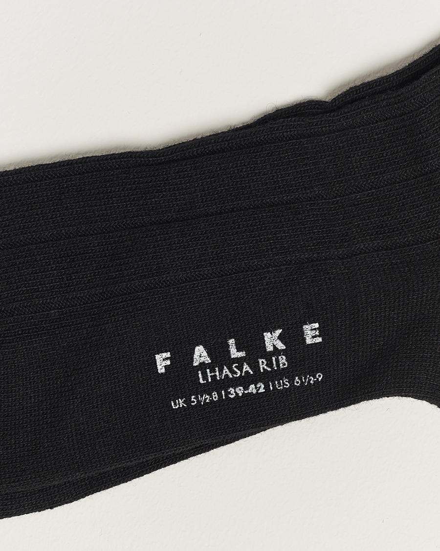 Falke Lhasa Cashmere Socks Black