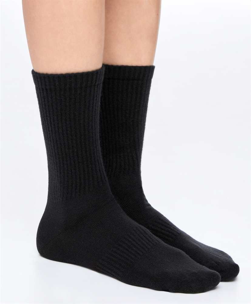 3 pares de meias esportivas clássicas de algodão