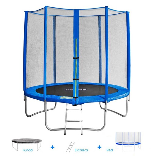 Cama elástica infantil Tomahok 1,85 m - Suporta até 100 kg