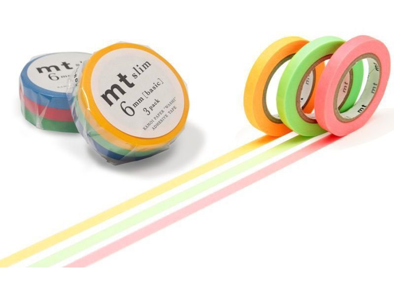 Mt Slim Washi Klebeband uni