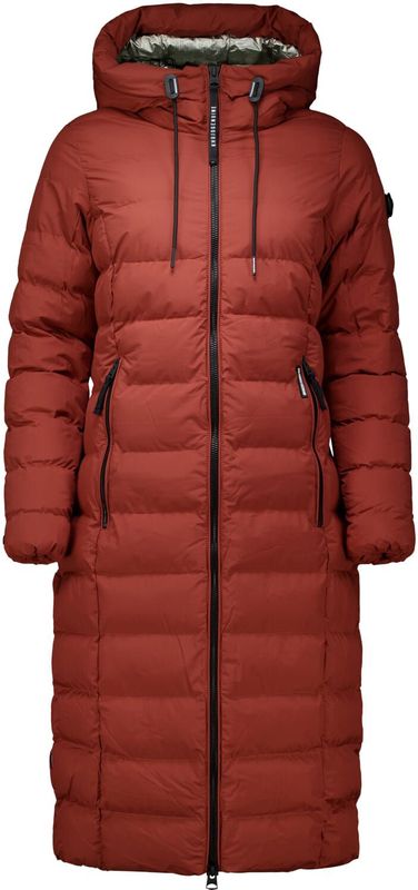 Khujo - Simmie - Gewatteerde Jas - Bordeaux Rood