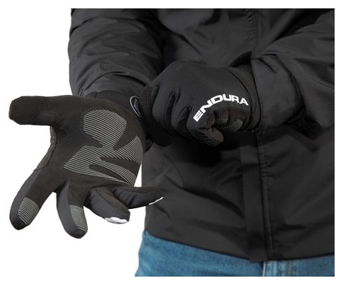 Gants Longs Endura Strike Myrtille Bleu