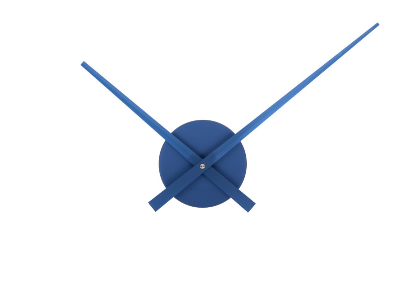 Wall Clock Little Big Time Mini Metallic KA4348DB Metallic dark blue