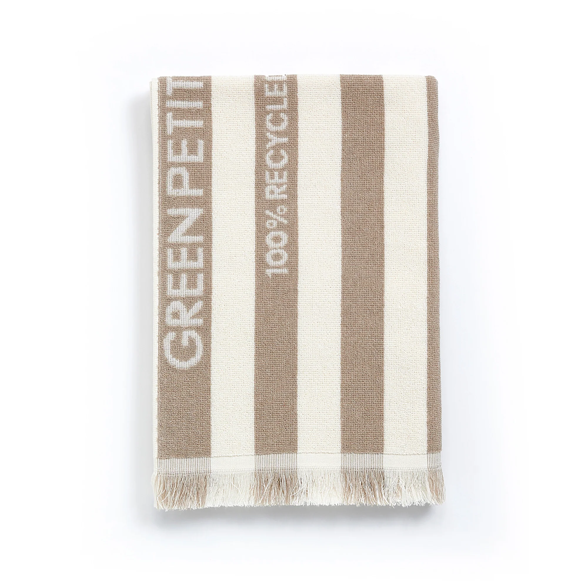 Green Petition  Delmore Fit badehåndklæde, Sand Beige - 76x142 cm.