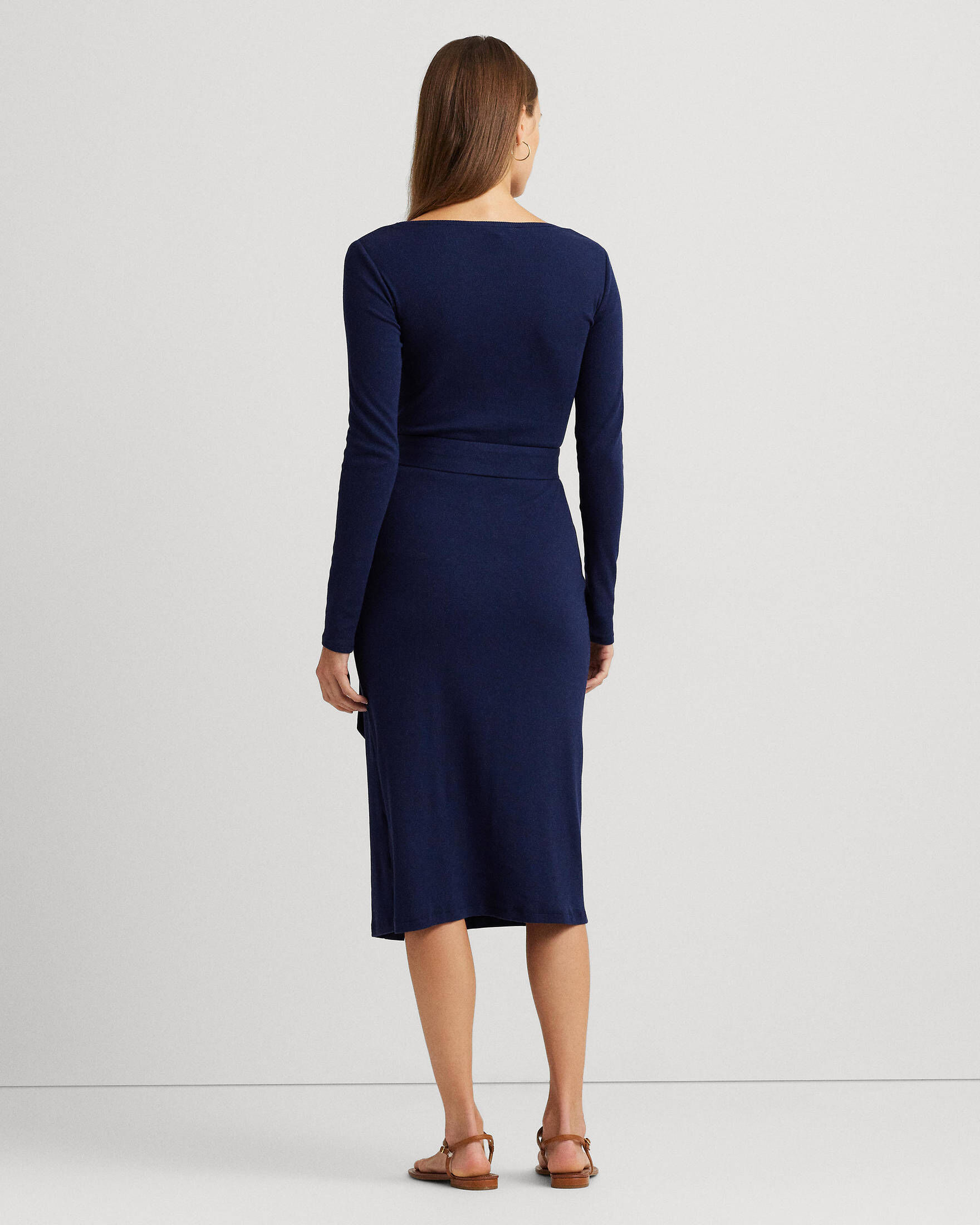 Lauren Ralph Lauren| Damen Kleid mit Bindegürtel