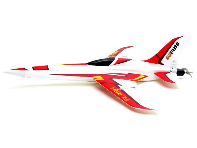 FMS Jet Flash 850 mm PNP inkl. Reflex Gyro Elektro Jet mit Druckpropeller und Reflex Gyro